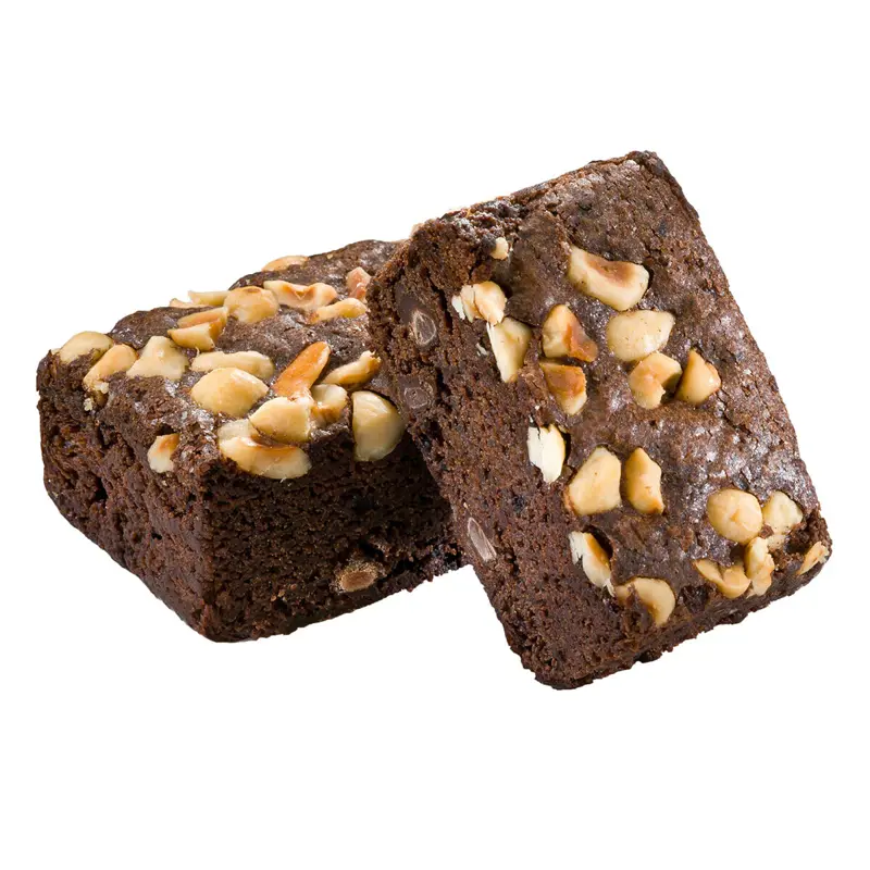 Brownie m/hasselnødder