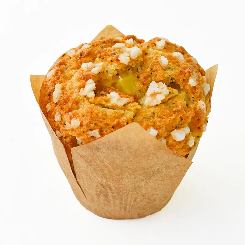 Lemon muffin, vegansk